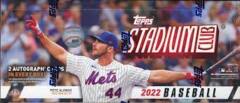 TOPPS - BASEBALL - STADIUM CLUB - 2022 - HOBBY BOX